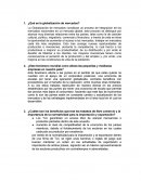 ¿Qué es la globalización de mercados?