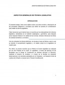 ASPECTOS GENERALES DE TÉCNICA LEGISLATIVA