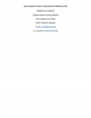 Dialogando se construyen valores.