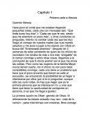 Primera carta a Alessia. Querida Alessia.