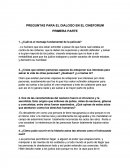 PREGUNTAS PARA EL DIALOGO EN EL CINEFORUM