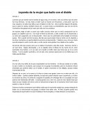 Leyenda de la mujer que bailo con el diablo