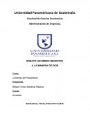 Ensayo Haciendo Negocios a la Manera de Dios