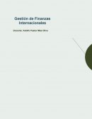 Gestión de Finanzas Internacionales