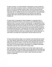 COSMOLOGIA. En base a la lectura, no es fácil responder a esta pregunta, ya que el hombre ha pasado varios siglos en descubrir cuál es su verdadera esencia.. Página 1