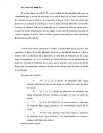 Factor de diseño. Página 1