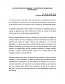 EL EXPORTADOR COLOMBIANO Y LOS RETOS DE UN MERCADO GLOBALIZADO