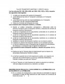 TALLER TRANSPORTE MARÍTIMO Y CRÉDITO NAVAL