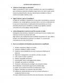 Actividades semana 05 ¿Cómo es el ente según su naturaleza?