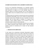 DOCUMENTACION NECESARIA PARA EL MOVIMIENTO DE MERCANCIAS