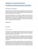 TRABAJO DE INVESTIGACIÓN “Preferencias/Orientaciones Sexuales”