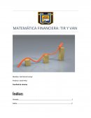 Matematica Financiera (Tir y Van)