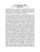 LICENCIATURA EN CIENCIAS NATURALES Y EDUCACION AMBIENTAL. LA NATURALEZA DEL HOMBRE