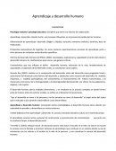 Aprendizaje y desarrollo humano.
