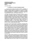 LA LINGÜÍSTICA Y SU RASGO TRANSDISCIPLINARIO.