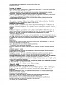 Informe de progreso del alumno: Prácticas del lenguaje, formación personal y social