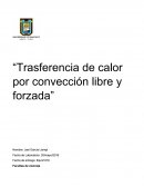 Trasferencia de calor por convección libre y forzada