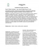 Transferencia de masas y ley de fick.