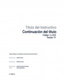 Copia impresa no controlada, es para fines de instrucciones