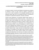 La crisis del Estado Nación en la Globalización: ¿Secesión, desaparición o Transformación?