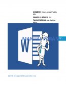 BARRA DE HERRAMIENTAS DE ACCESO RAPIDO_ Es la parte que tiene los comandos de mayor uso en Word.