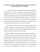 LA EXPERIENCIA PLÁSTICA COMO HERRAMIENTA DE DESARROLLO DENTRO DEL PROCESO DE ENSEÑANZA - APRENDIZAJE