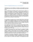 Control 9 “Identidad, adolescencia y uso de televisor”