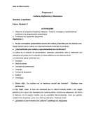 Observar el programa Nuestros Saberes, “Cultura, Concepto, Características”, conforme a la programación presentada.