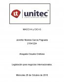 Legislación para negocios internacionales.