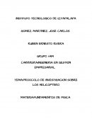 PROTOCOLO DE INVESTIGACION SOBRE LOS HELICOPTERO