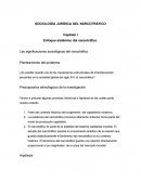 SOCIOLOGÍA JURÍDICA DEL NARCOTRÁFICO.