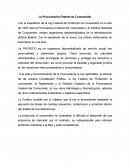 La Procuraduría Federal de Consumidor