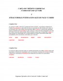 CARTA DE CRÉDITO COMERCIAL Y OTRAS FORMAS INTERNACIONALES DE PAGO Y COBRO