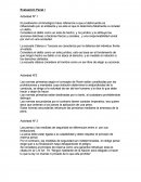 Evaluación Penal I Actividades