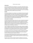Conflicto armado en Colombia. Con la presente investigación se busca argumentar y a la vez realizar un análisis sobre el proceso de paz que actualmente se desarrolla en Colombia