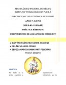 Comprobacion leyes de kirchhoff