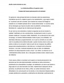 La violencia política y la guerra como Causas del trauma psicosocial en el salvador