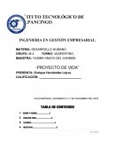 Proyecto de vida. Analisis FODA