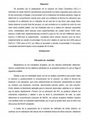 Informe Quimica. Se procedió con la preparación de la solución de Ácido Clorhídrico (HCL) e Hidróxido de Sodio (NaOH) calculándose previamente los datos requeridos para cada una de las soluciones a trabajar