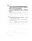 CONCLUSIONES DEL ANALISIS DE UN COLEGIO.