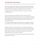 Procedimientos Aduaneros.