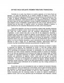 UN PASO HACIA ADELANTE: REGIMEN TRIBUTARIO TRANSICIONAL