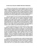 UN PASO HACIA ADELANTE: REGIMEN TRIBUTARIO TRANSICIONAL