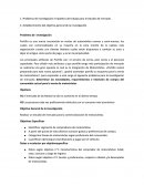 Problema de investigación e hipótesis de trabajo para el estudio de mercado.