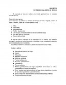 PROYECTO PATRIMONIO CULINARIO DE MÉXICO