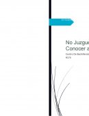 Por que no jusgar a las personas