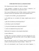 COMO IDENTIFICAR EL LLAMADO DE DIOS