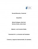 Comercio y negocios internacionales. 3er semestre “Fahrenheit 9/11”