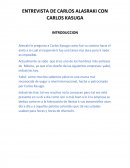 ENTREVISTA DE CARLOS ALASRAKI CON CARLOS KASUGA