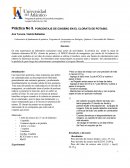 PORCENTAJE DE OXIGENO EN EL CLORATO DE POTASIO.